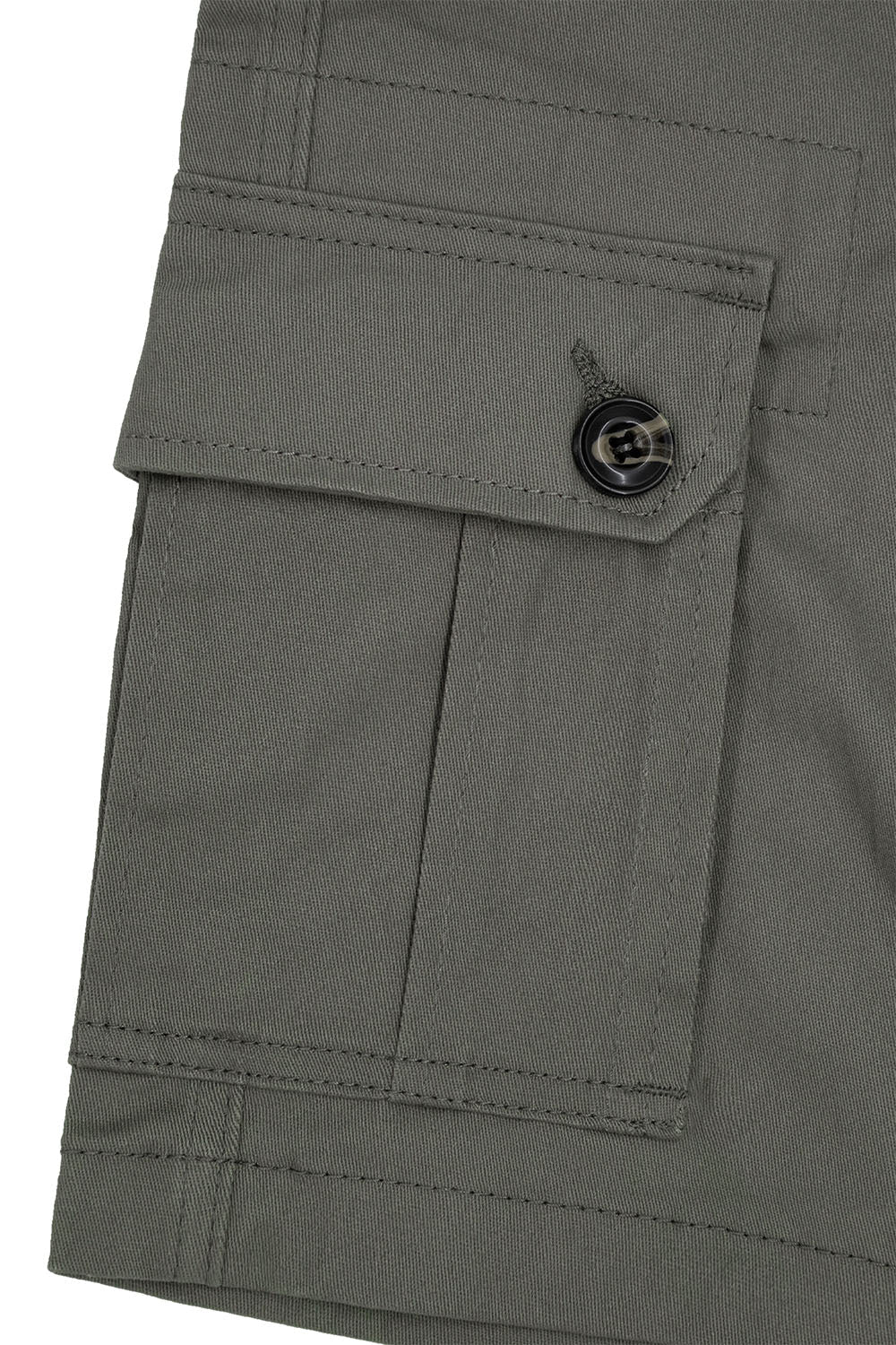 Men's Essential Solid Belted Cargo Shorts