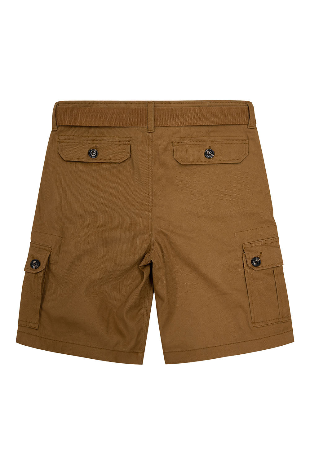 Men's Essential Solid Belted Cargo Shorts