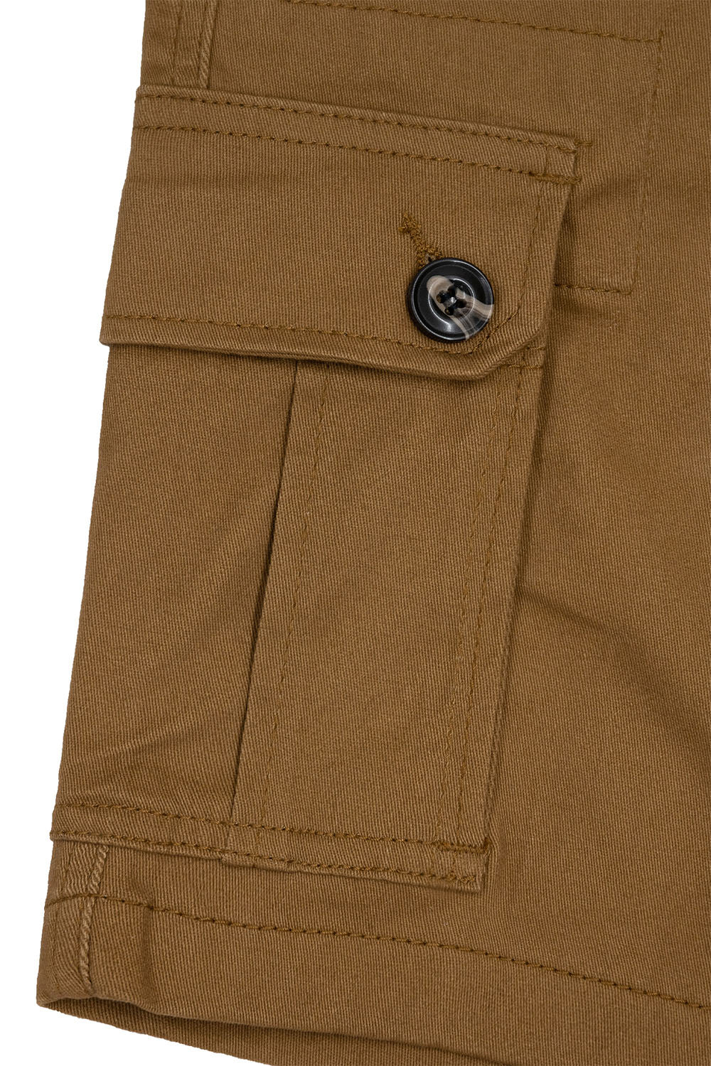 Men's Essential Solid Belted Cargo Shorts