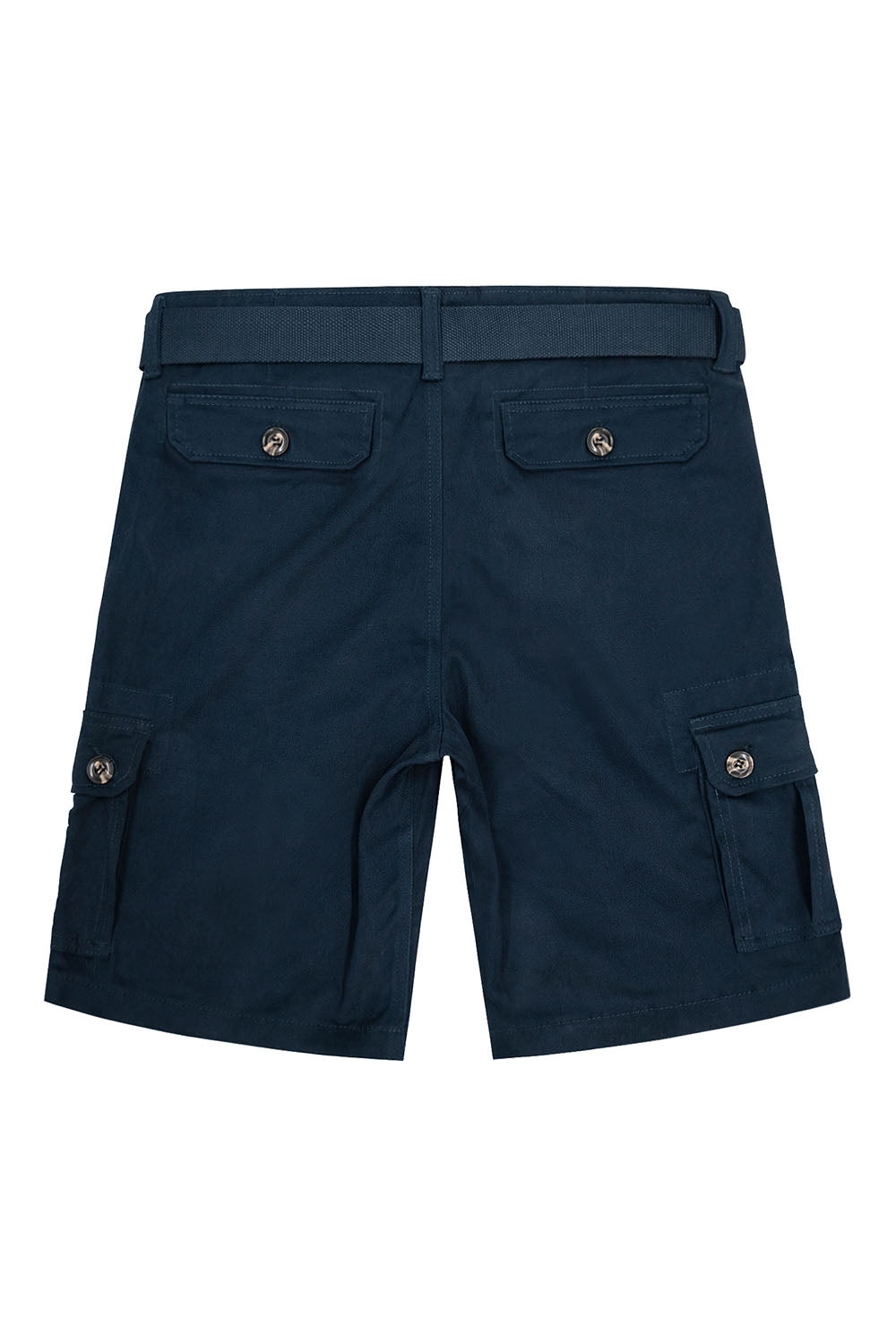 Men's Essential Solid Belted Cargo Shorts