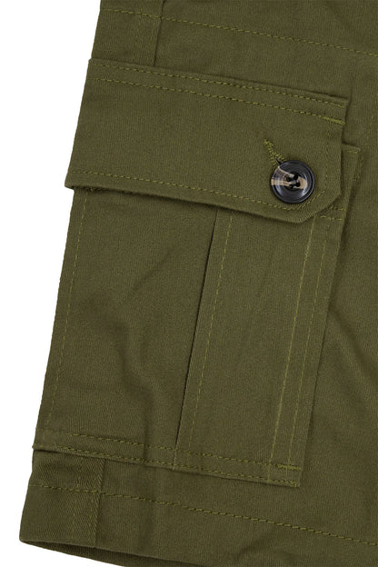 Men's Essential Solid Belted Cargo Shorts