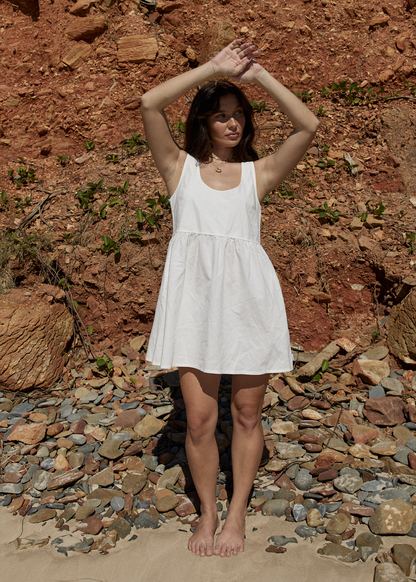 AFENDS Womens Jesse - Mini Dress - White