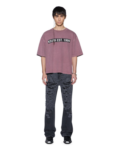 KINGS HALEN SS TEE VINTAGE PLUM
