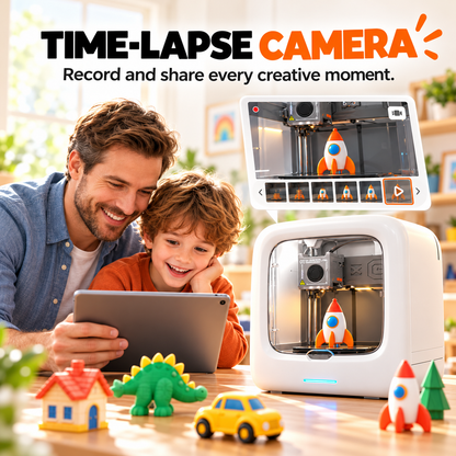 Smart AI 3D Printer – Easy-to-Use Creative Printing for All Ages