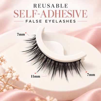 Reusable Self-Adhesive False Eyelashes – Natural-Looking Lashes for Effortless Everyday Wear