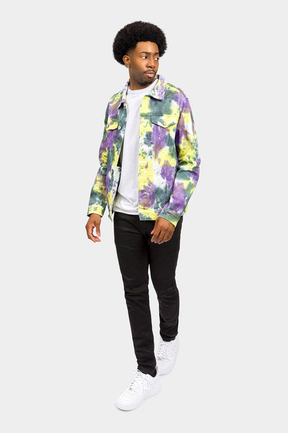 Tie Dye Denim Jacket