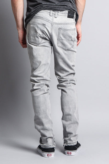Scribbled Bleach Washed Jeans