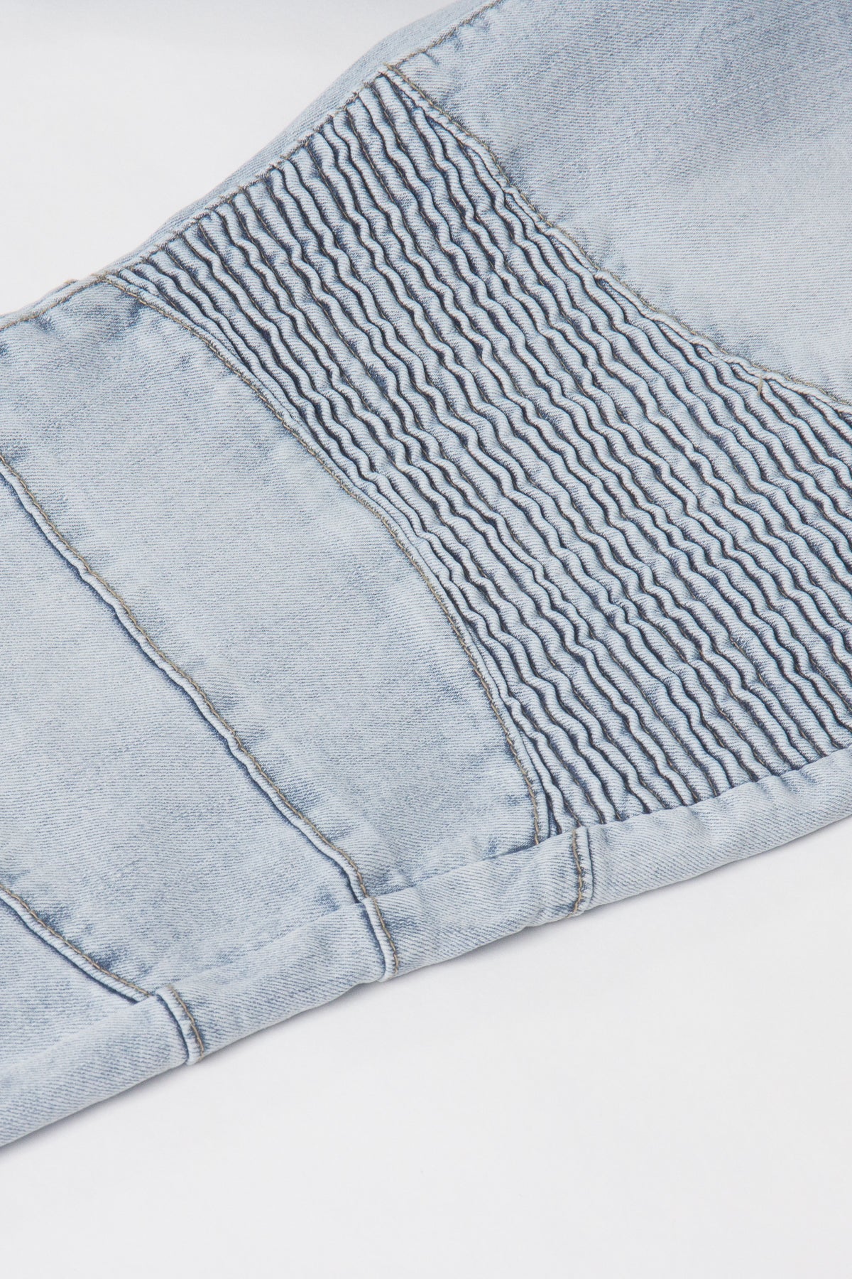 Moto Biker Denim Jeans