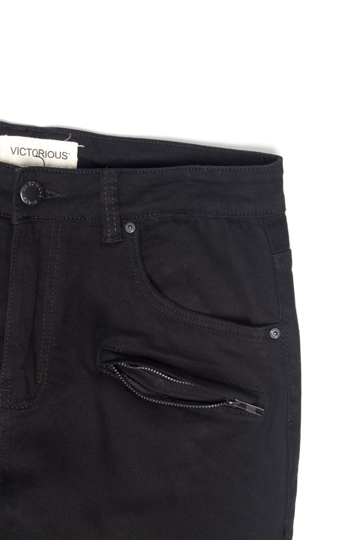 Scrunched Fold Illusion Jeans