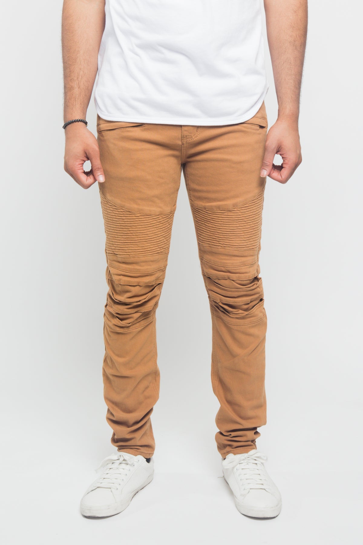 Scrunched Fold Illusion Jeans