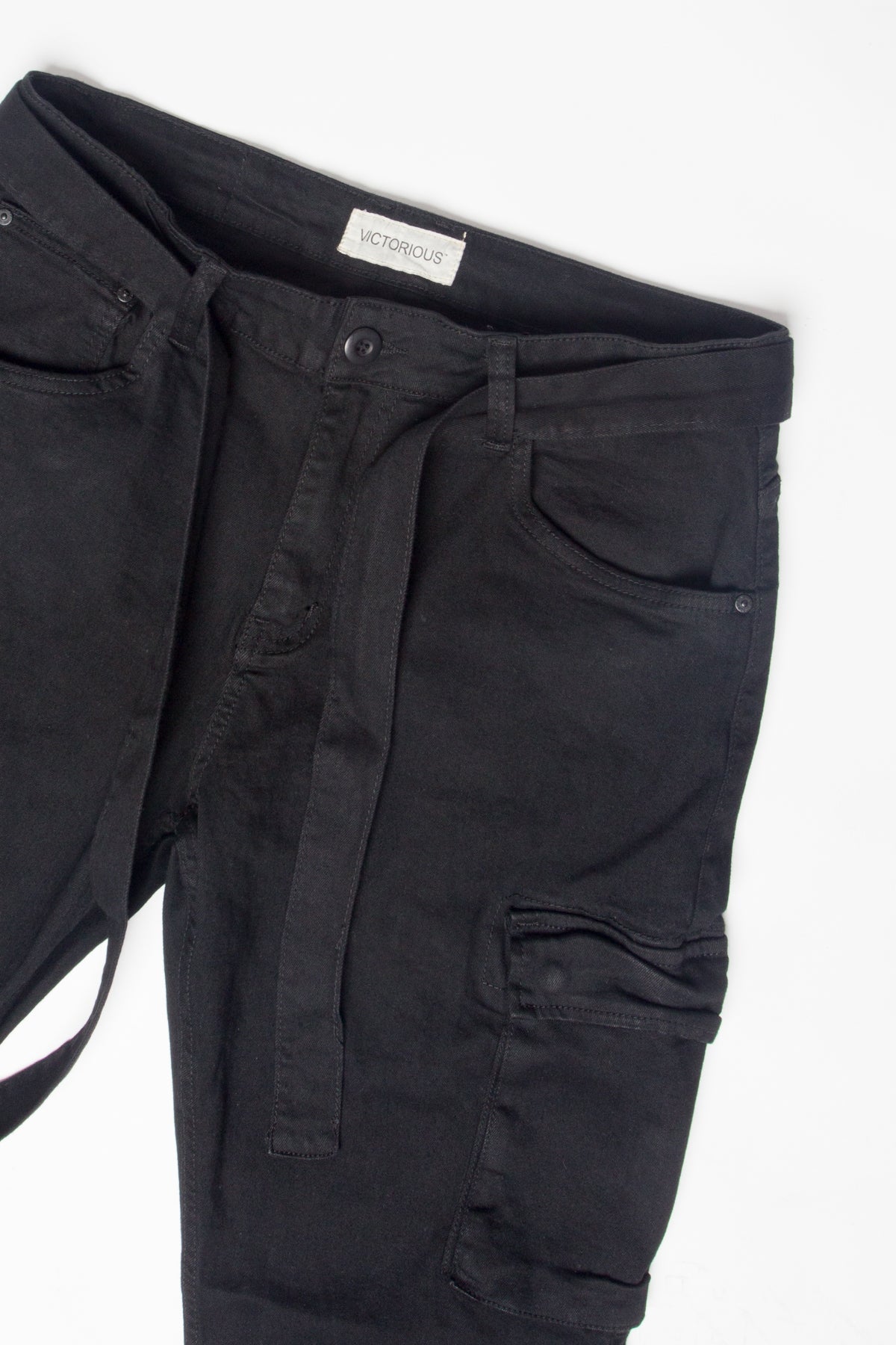 Tied Color Cargo Pants