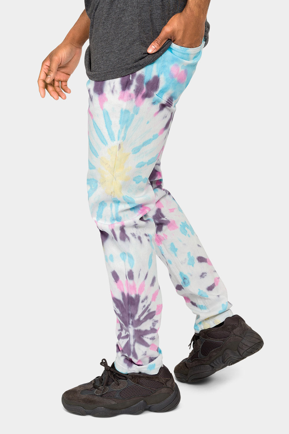 Spider Tie Dye Denim Jeans