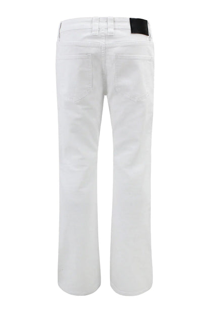 Men's Bootcut Rip & Repaired Colored Jeans