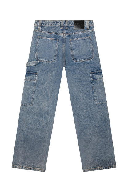 Baggy Fit Cargo Carpenter Denim Jeans