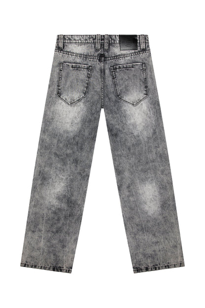 Baggy Fit Stone Washed Jeans