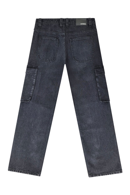ANCHOR Baggy Fit Cargo Denim Jeans