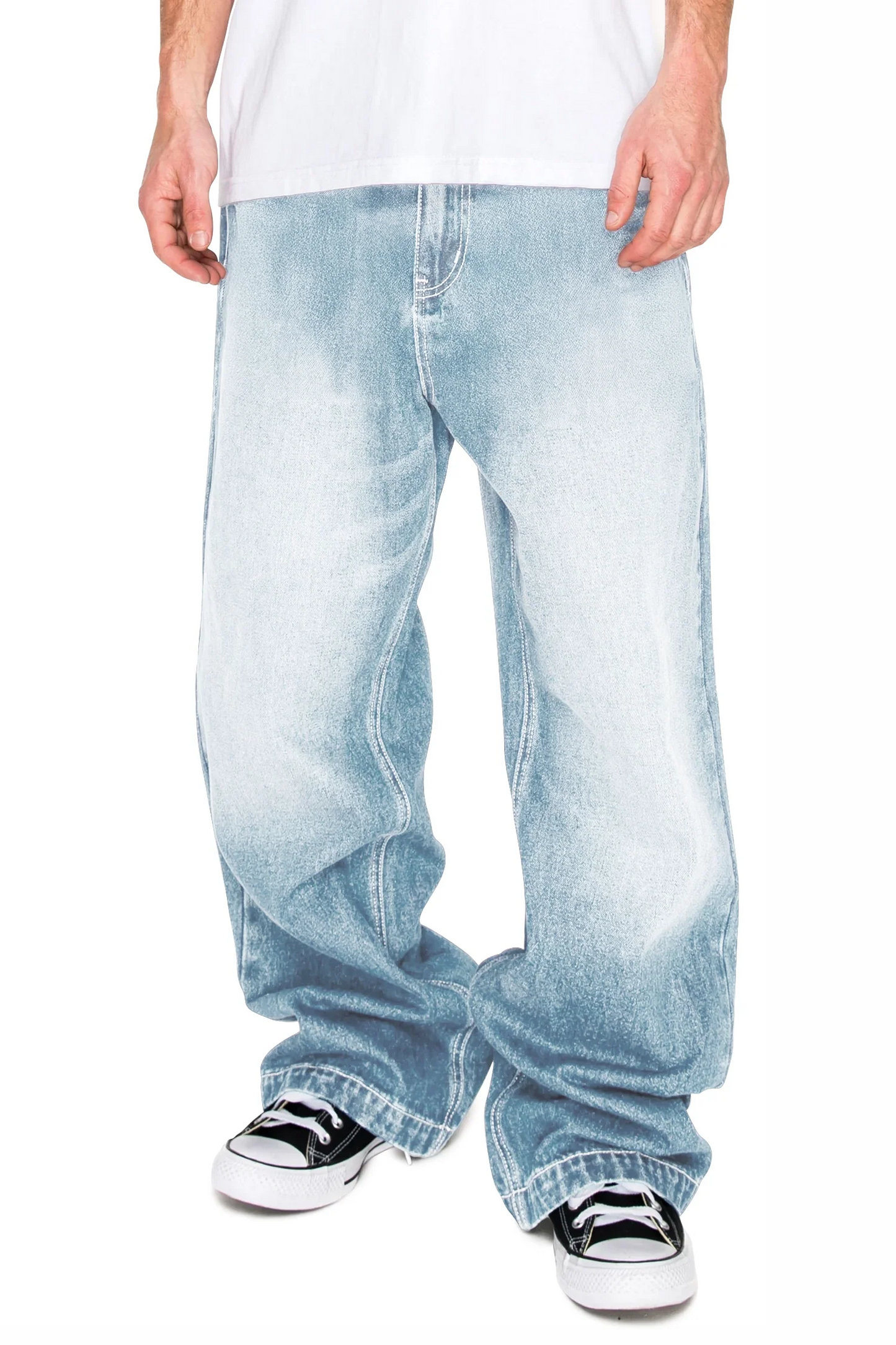 Ultra Baggy Y2K Wide-Leg Denim Jeans