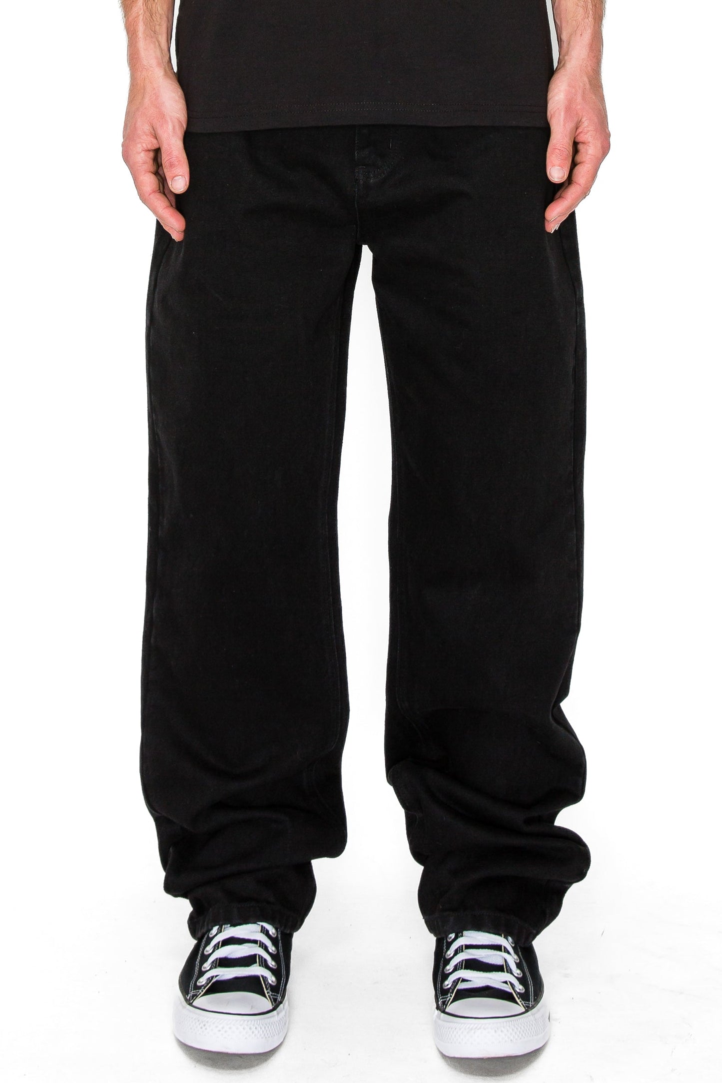 ATLAS Essential Baggy Denim Jeans - Black