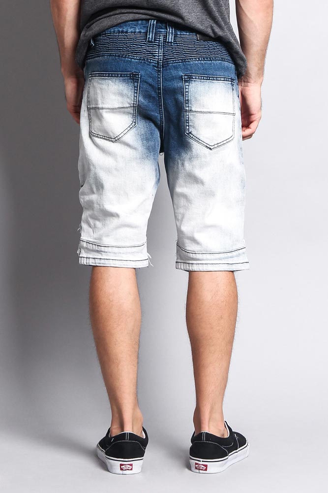 Gradation Wash Biker Shorts