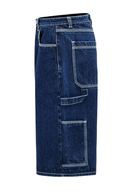 Men's Baggy Fit Carpenter Denim Shorts