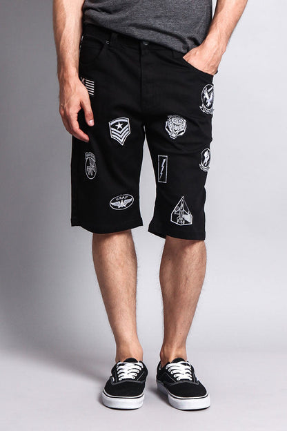 Patch Twill Shorts