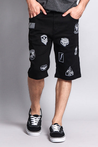 Patch Twill Shorts