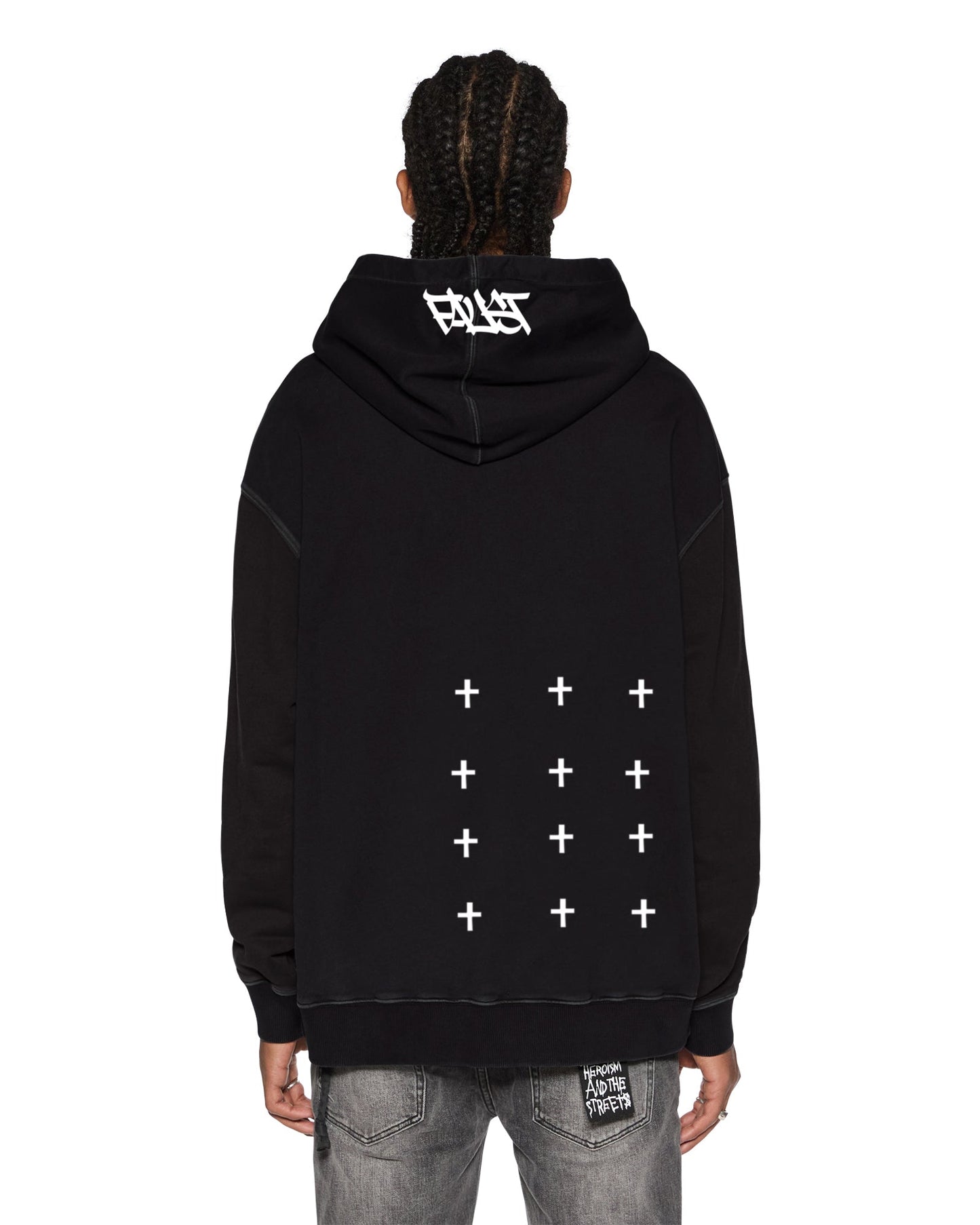 FAUST BIGGIE HOODIE JET BLACK