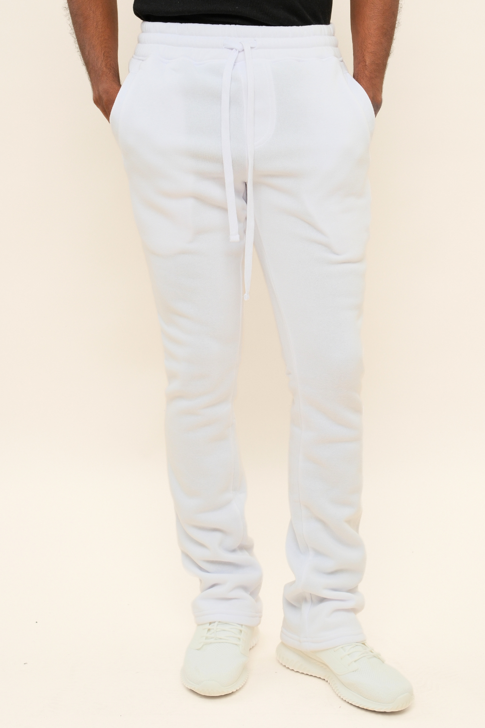 Flared Stacked Fleece Sweat Pants