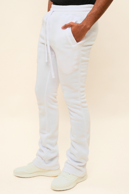 Flared Stacked Fleece Sweat Pants