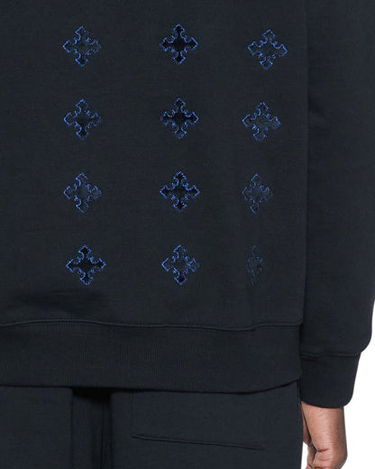4X4 PAISE BIGGIE HOODIE COBALT BLACK