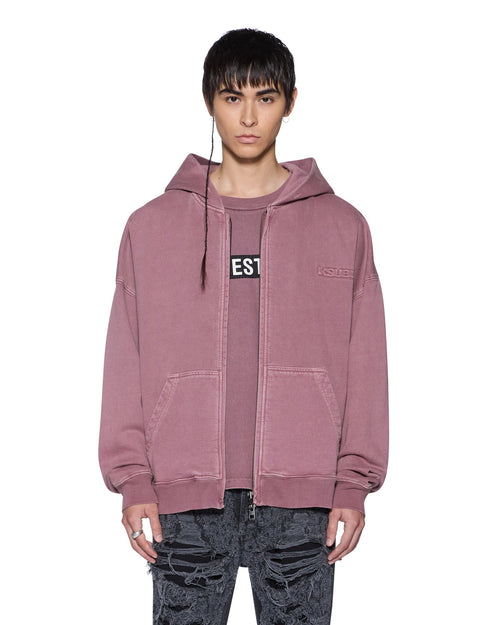 INTRUDER EKCESS ZIP HOOD PLUM