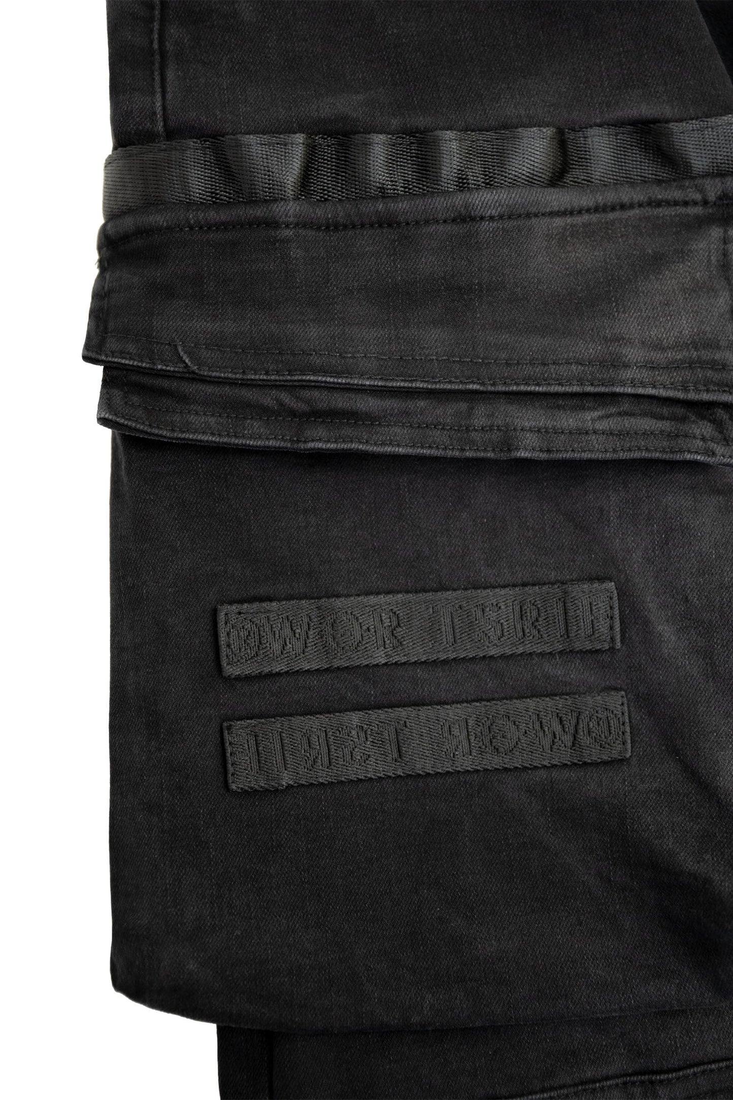 Men's Y2k Wide Fit Utility Baggy Denim Pants