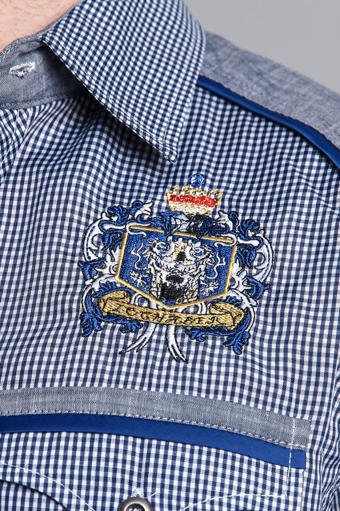 Long Sleeve Checkered Button Up Shirt
