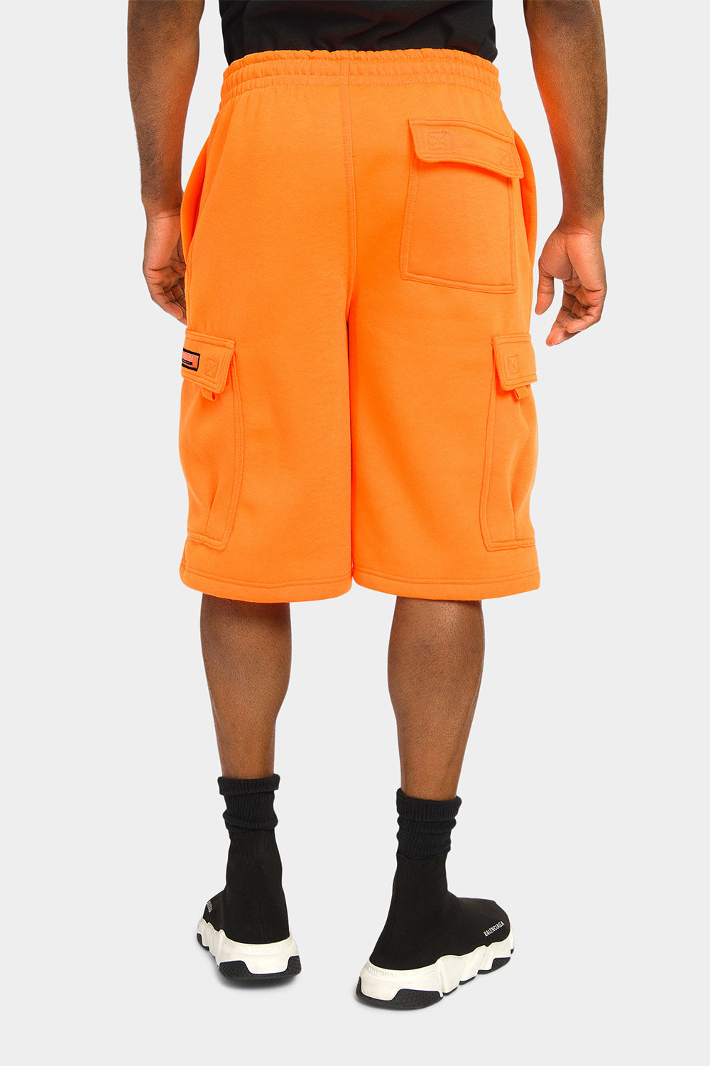 Men's Solid Fleece Heavyweight Cargo Shorts