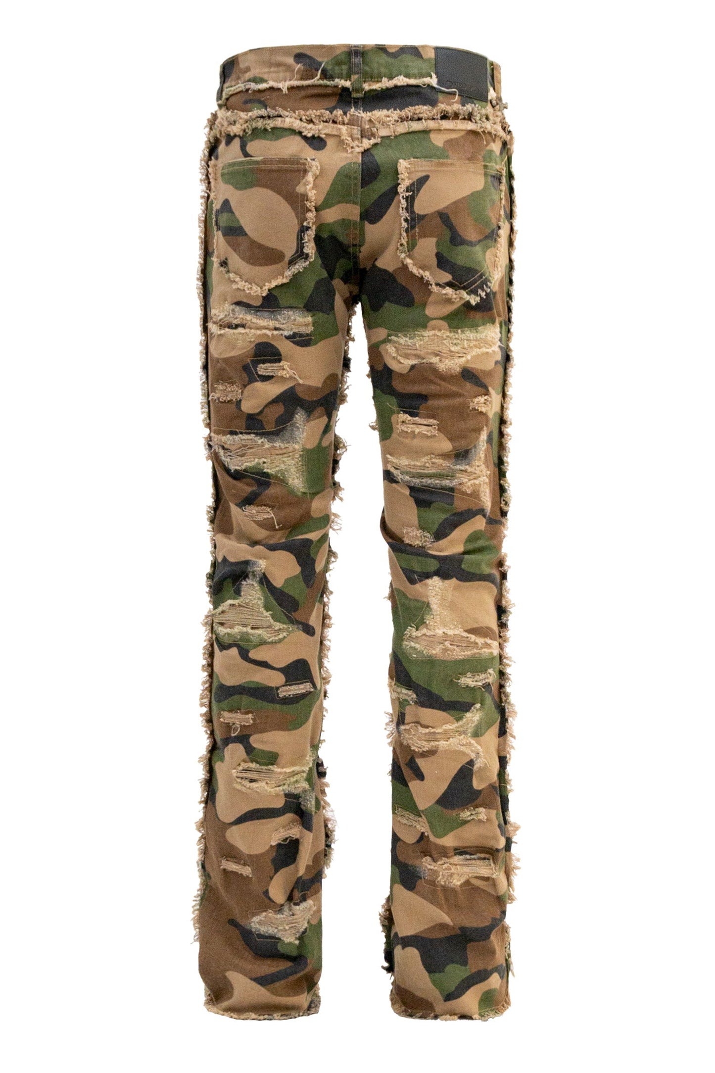Men's No End Distressed Stacked Denim Jeans
