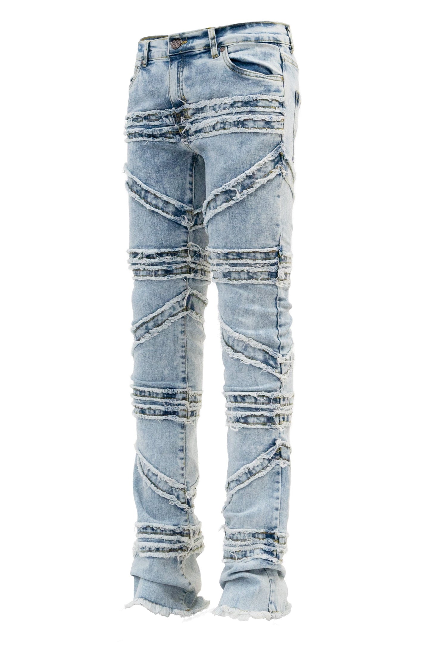 Men's Stacked Crossover Denim Jeans