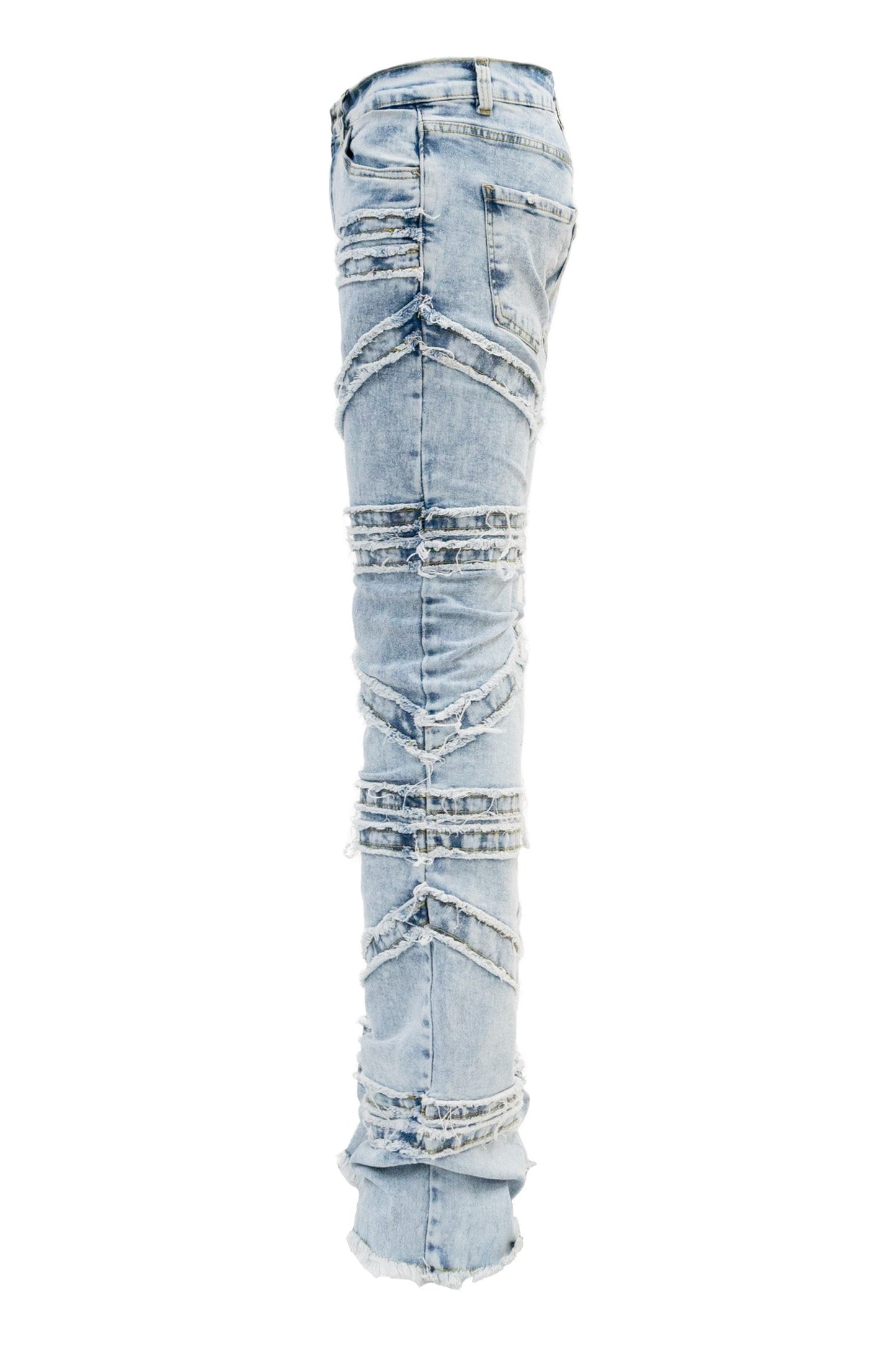 Men's Stacked Crossover Denim Jeans