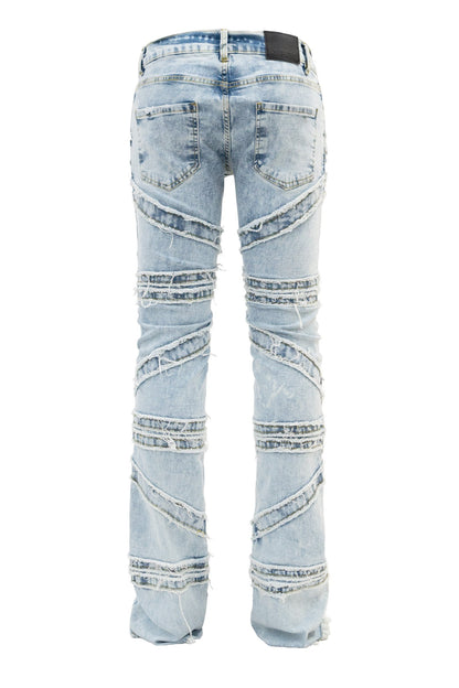 Men's Stacked Crossover Denim Jeans