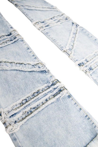 Men's Stacked Crossover Denim Jeans