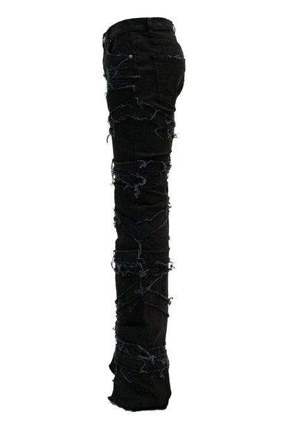 Men's Stacked Crossover Denim Jeans
