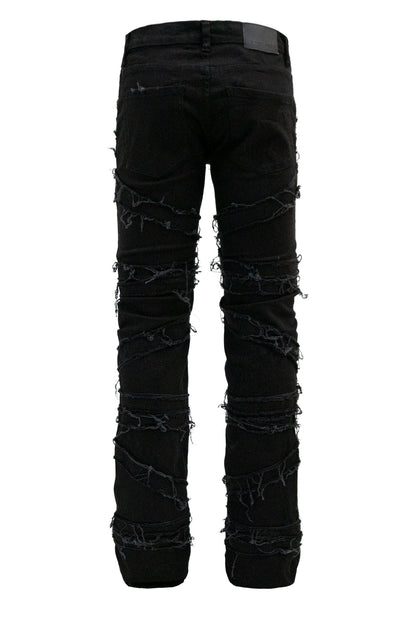 Men's Stacked Crossover Denim Jeans