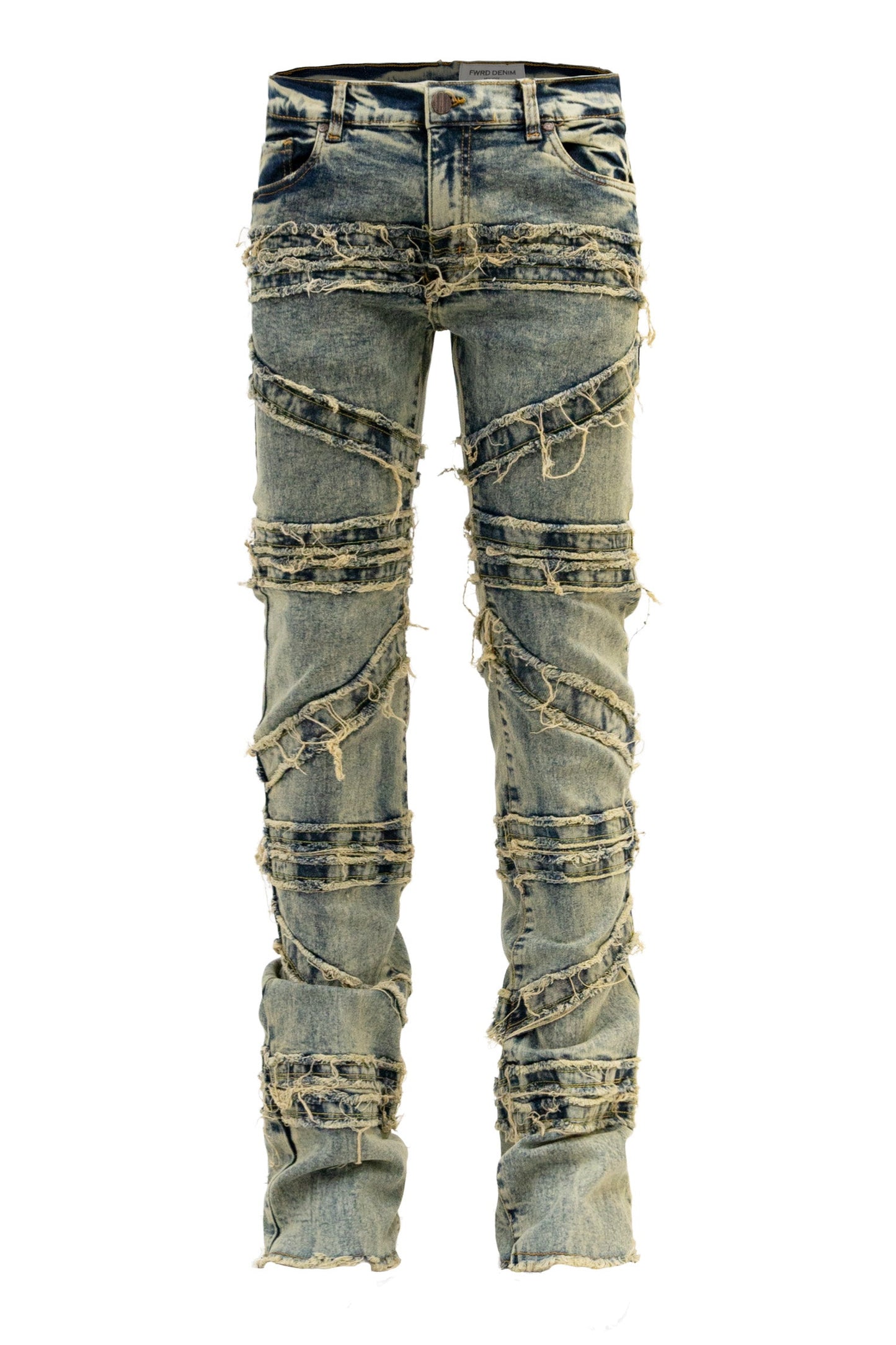 Men's Stacked Crossover Denim Jeans