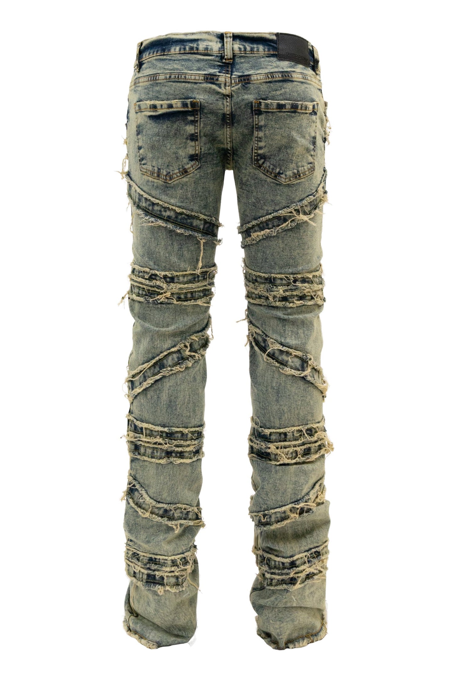 Men's Stacked Crossover Denim Jeans
