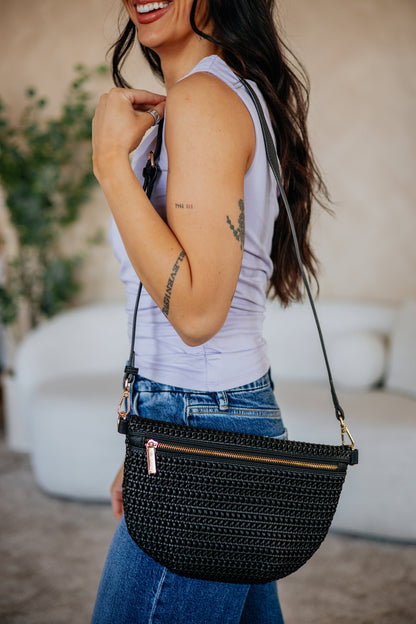 Shenia Woven Bum Bag