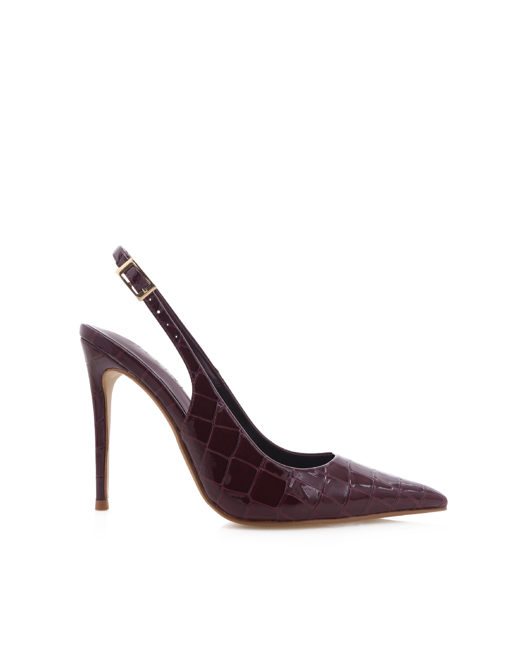 GIOVINA - DARK CHERRY PATENT CROC