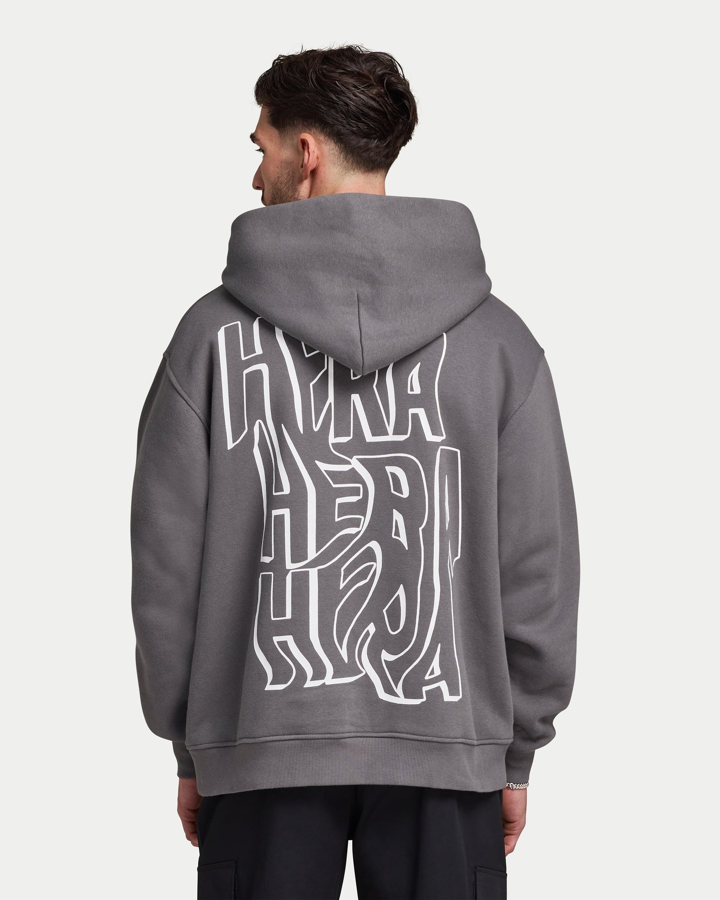 Mens Graffiti Oversized Hoodie