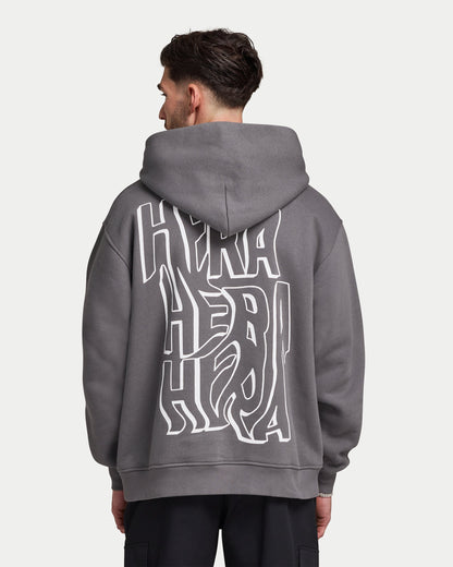 Mens Graffiti Oversized Hoodie