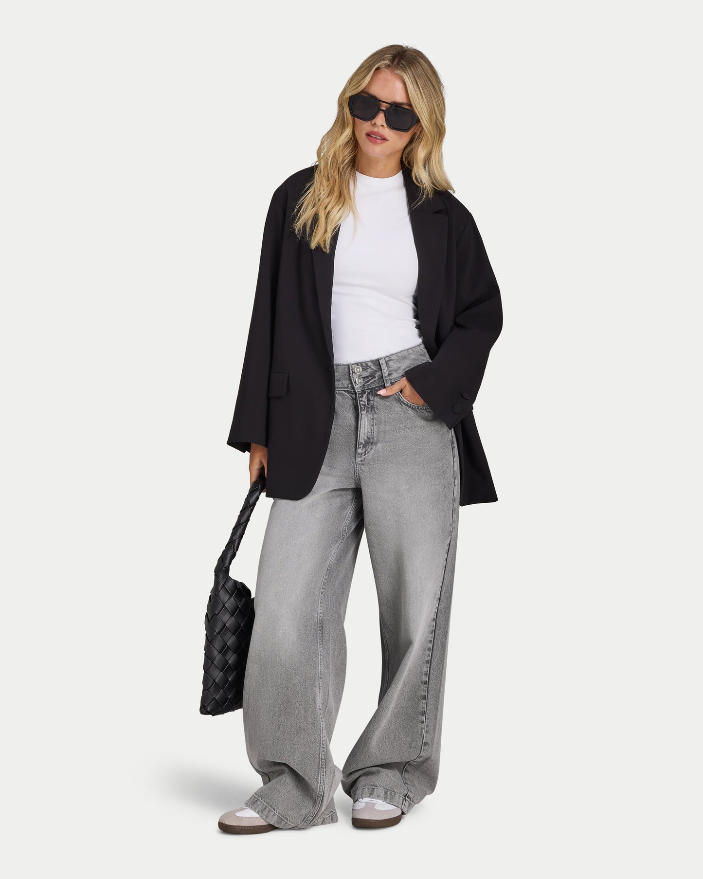 Womens Studio Oversized Blazer