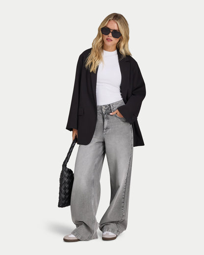 Womens Studio Oversized Blazer