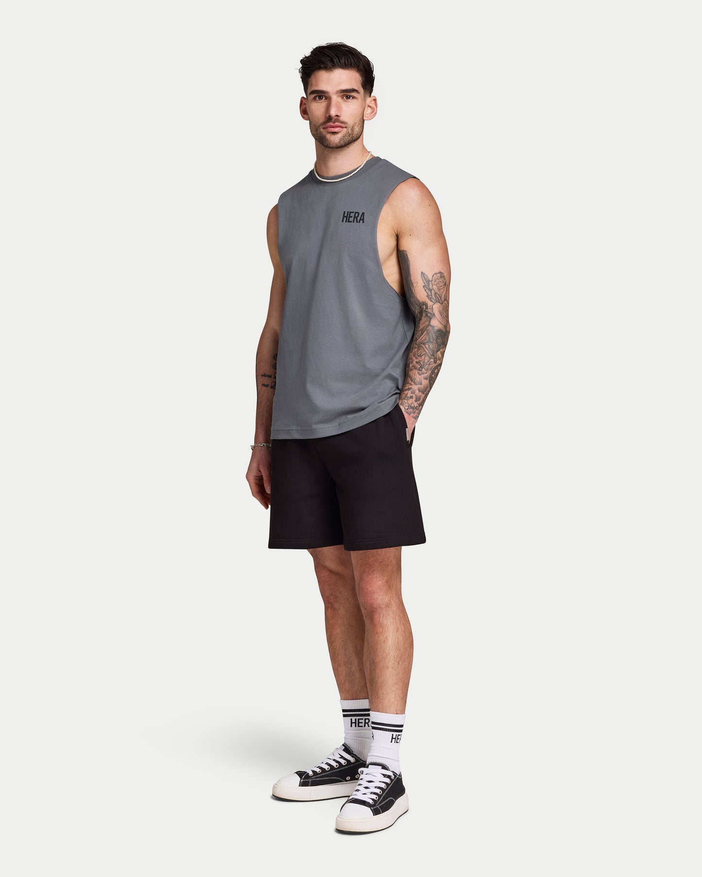 Mens Staple Oversized Tank